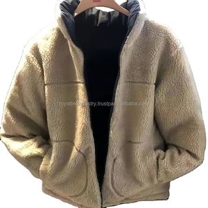 Chaqueta con Capucha y Cremallera Retro de Talla Grande Personalizada al por Mayor, Cómoda, Cálida, Impermeable, Cortavientos, Transpirable, de Doble Cara - Product Image 5