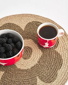 Manteles Individuales de yute redondos hechos a mano para mesa de comedor, boda, decoración navideña, reuniones familiares, fiestas, impresiona a tu invitado - Product Image 5