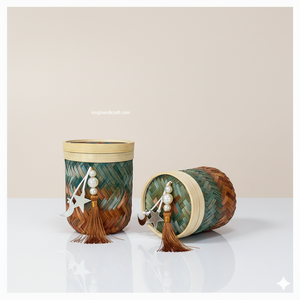 Cesta de Almacenamiento Hecha a Mano de Edición Limitada para Ramadán y Eid |   Empaquetado Artesanal Circular Moderno y Ecológico Personalizado para Recuerdos Festivos - Product Image 5