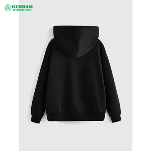 Sweat à capuche zippé en molleton 100 % coton de haute qualité pour l'hiver, tenue décontractée, imprimé numérique, fermeture éclair cubique - Product Image 1