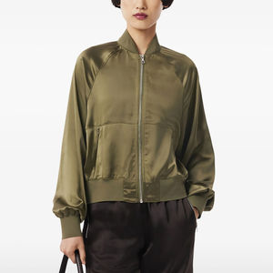 Chaqueta de satén de lona de invierno para mujer de la mejor calidad, acabado hecho a medida, tarifa al por mayor, recién llegado, servicio OEM - Product Image 1