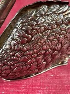 Artistic Silver <b>Napkin</b> Holder with Swan Shape for Home Decor Parties Guest Serving Tabletop Display and Gifting Purpose - Product Image 5