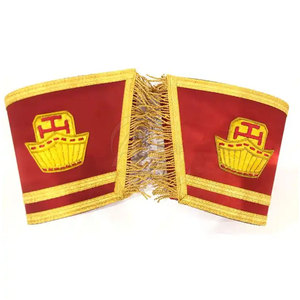 Manchette maçonnique personnalisée en matériau durable avec un design épuré pour les événements formels et les tenues habillées – Manchette maçonnique élégante - Product Image 5