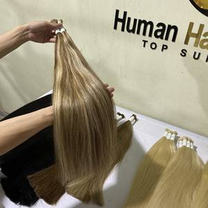 Extensions de cheveux naturels lisses, de couleur Piano, livraison rapide, pouces, en cheveux humains vierges crus, haute qualité, prix en gros - Product Image 5