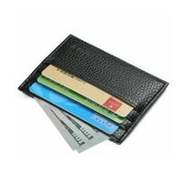 Dompet Kartu Kulit PU Custom Logo Cetak Embos Grosir