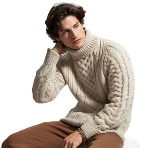 <b>Mens</b> slim fit modern knitted <b>turtleneck</b> <b>sweater</b> pullover warm stylish fashion comfortable breathable casual winter clothing - Product Image 1