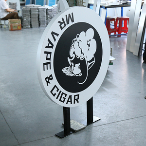 Hanging Advertising Board Store Restaurant Logo <b>Signage</b> Custom Round Outdoor Shop <b>Wall</b> Blade Signs for Business - Product Image 6