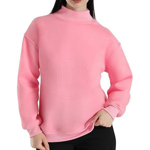 Sweatshirts à la mode pour femmes conçus sur mesure avec logo imprimé à manches longues sur le devant pour l'hiver-Fabriqué au Pakistan - Product Image 1