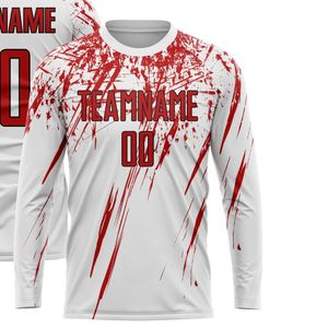 NOUVEAU Maillot de football léger à manches longues, motif éclaboussures, pour matchs de club, entraînement et tournois - Product Image 2