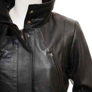 2025 dernière conception à la mode de haute qualité femmes veste en cuir nouvelle à la mode à manches longues femmes veste - Product Image 4