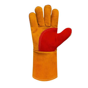 Protection des mains et des bras porter des gants de soudage en cuir véritable en cuir véritable antidérapant imperméable cuirs mitaines et gants pour adultes unisexe - Product Image 2
