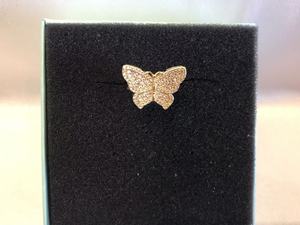 Collar <span class=keywords><strong>de</strong></span> Moda Personalizado con Cadena <span class=keywords><strong>de</strong></span> Eslabones Tipo Nugget <span class=keywords><strong>de</strong></span> Acero Inoxidable, Dije <span class=keywords><strong>de</strong></span> Corazón con Circonita Cúbica y Mariposa - Product Image 6