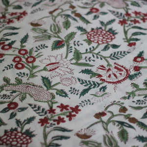 Premium Quality Indian Cotton Hand Block Printed Rectangle and Round Floral Dinning <b>Tablecloth</b> 72 Inches for Wedding Home - Product Image 1