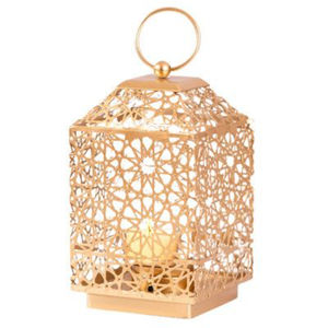 Candelabro de hierro con linterna de Metal de diseño clásico de alta calidad para decoración del hogar y hoteles, restaurantes, excelente para Navidad - Product Image 6