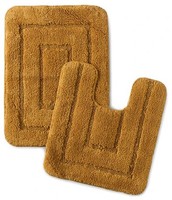 Ensemble de 10 tapis de bain en bouclettes 100% coton, absorbant l'eau, séchage rapide, lavable, antidérapant, à poils touffus, pour usage domestique