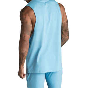 <b>Sleeveless</b> <b>Tshirt</b> for Men Eco Friendly <b>Sleeveless</b> Men's t Shirt Sustainable Bamboo Cotton <b>Sleeveless</b> Tee Top Quality Tank Top - Product Image 3