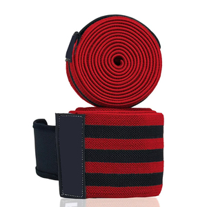 High Quality Elastic Knee <b>Wraps</b> Unisex Top Selling Rubber <b>Wrap</b> for Powerlifting and Fitness Wholesale Customizable Logo - Product Image 3