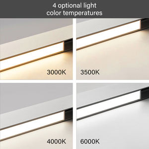 Lampu sorot LED dalam ruangan Modern lampu sorot tersembunyi lampu sorot LED badan aluminium jalur magnetik putih CRI tinggi 90 3 tahun - Product Image 6