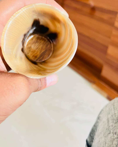 Cuerno para Beber Artesanal, Ecológico y Natural, con Tapa, Diseño Festivo - Product Image 3