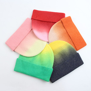 Gorros de Invierno de Punto de Poliéster/Algodón, Logotipo Personalizado, Gorros Gruesos de Punto, Cálidos, Métodos de Impresión Puff, Color Sólido, Imagen Común, en Blanco - Product Image 3