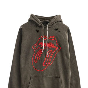 Nouveaux sweats à capuche brodés pour hommes, sur mesure, anti-rides, respirants, broderie de haute qualité, sweats à capuche brodés en gros - Product Image 6