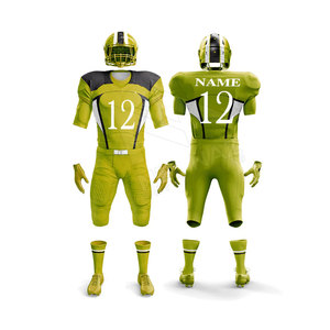 Ensembles d'uniformes de football américain respirants à séchage rapide Uniforme de maillot de football américain de couleur personnalisée - Product Image 5