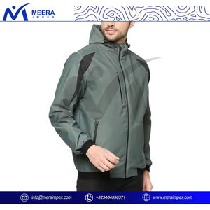 Chaqueta Softshell para hombre de alta calidad Nuevo diseño Estilo clásico Soporte Frontal Impermeable Característica. Chaqueta Softshell impresa personalizada para - Product Image 3
