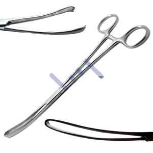 Teale Vulsellum คีม9 "ฟัน4X3การผ่าตัดมดลูกสแตนเลสเครื่องมือสัตวแพทย์ - Product Image 1