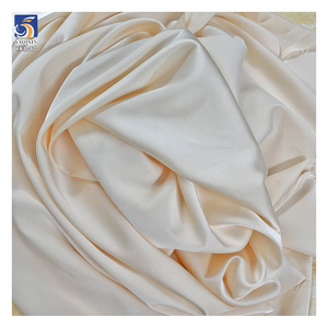 <span class=keywords><strong>Tissu</strong></span> satiné tissé uni abricot YX1060 150cm 105gsm, haute élasticité, <span class=keywords><strong>pour</strong></span> robes, en vente, 1 yard - Product Image 3