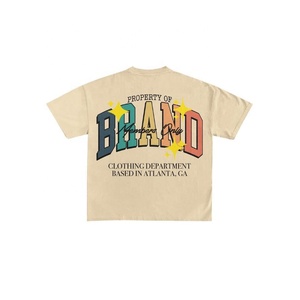 เสื้อยืดสตรีทแวร์ผู้ชายไซส์ใหญ่ พิมพ์ลายสกรีน โลโก้สั่งทำได้ ขายส่ง ผ้าฝ้าย 100% คุณภาพสูง แห้งเร็ว บริการ OEM - Product Image 6