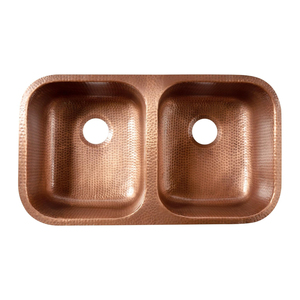 Crépine d'évier en cuivre unique de haute qualité Design moderne fait à la main sous le comptoir évier de cuisine à un trou prix de gros direct - Product Image 5