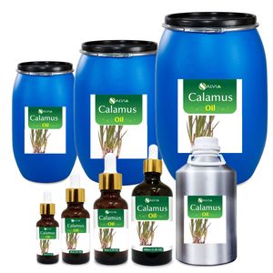 100% huile essentielle de Calamus naturelle pure OEM approvisionnement en vrac en gros avec emballage personnalisé pour produit d'éclairage de soins de santé - Product Image 1