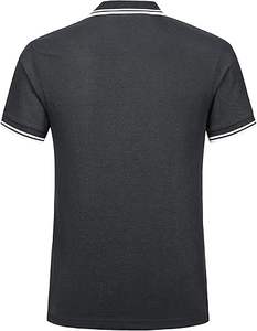 Mejor venta de los hombres 100% algodón verano transpirable manga corta tejido de punto para Casual para Polos Color sólido - Product Image 5