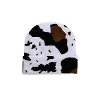 Gorros de Invierno de Lana/Acrílico con Logotipo Personalizado al por Mayor, Gorros de Camuflaje de Dos Colores, de Alta Calidad, Estilo Dobby, Unisex, para Viajes