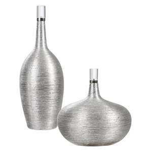 Vase à fleurs en aluminium de qualité supérieure avec un design luxueux créé pour les paysages de table organisés dans des lieux haut de gamme et de belles maisons - Product Image 1