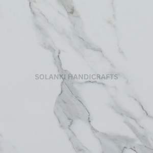 Mesa de centro de metal en acabado de latón con tapa de porcelana para sala de estar y muebles para el hogar - Product Image 6