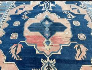 6x9 Serapi ทำด้วยมือคุณภาพสูงแบบทันสมัยพรมถักมือสไตล์เปอร์เซียสำหรับห้องนั่งเล่น - Product Image 5