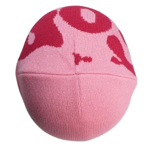 Bonnet d'hiver en tricot gothique jacquard personnalisé sans manchette broderie 3D bas quantité minimale de commande impression de logo pour adultes usage quotidien cyclisme hiver - Product Image 3