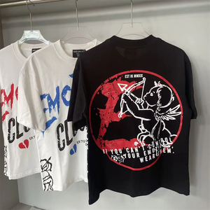 MIXED EMOTION เสื้อยืดแขนสั้นผ้าฝ้ายคอกลมพิมพ์ลาย - Product Image 6