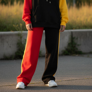 450 GSM survêtement femmes goutte épaule à capuche et Baggy pantalons de survêtement survêtement costume femmes hiver lourd polaire pull survêtement dames - Product Image 3