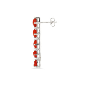 Boucles d'oreilles pendantes vintage plaquées or avec accents de perles et de diamants, bijoux en or 18 carats pour mariage, fête ou cadeau - Product Image 2
