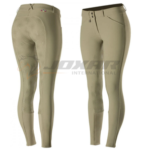 Jodhpurs d'équitation de qualité supérieure avec doublure isolée structure ergonomique en tissu résistant à l'humidité et prise en main stable et sûre - Product Image 2