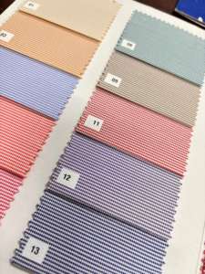 Calvin Poly Cotton Shirting Fabric Mezcla de poliéster teñido en hilo para prendas de vestir Tejido liso para disfraces de niños y niñas - Product Image 4