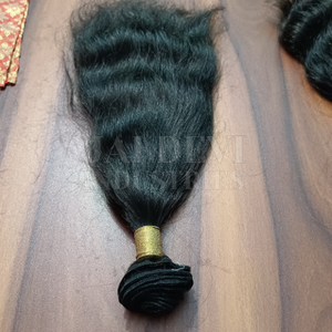 Grado superior personalizado para extensiones de cabello humano virgen indio Remy todos los colores claros Superior Yaki Fumi cuerpo suelto profundo - Product Image 1