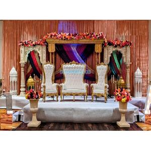 ชุดเวทีงานแต่งงานธีม jodha Akbar แบบดั้งเดิมชุดเวทีงานแต่งงานสไตล์อินเดีย - Product Image 1