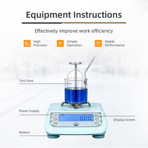 Balance électronique de précision 0,01 pour la densité et la gravité spécifique, analyseur de liquides et de solides de laboratoire avec garantie d'un an - Product Image 2