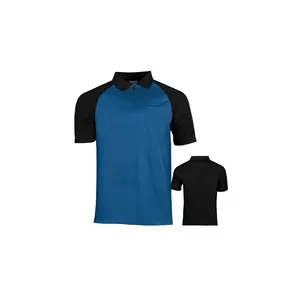 2023 Hete Verkoop Heren Golf T-Shirt Fabriek Custom Hoge Kwaliteit Sport Golf Slijtage Snelle Droge Rits Up Face Stand Colla T Shirt Voor Mannen