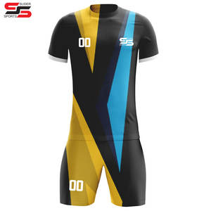 Uniforme sportiva di tendenza abbigliamento da squadra uniforme da calcio abbigliamento sportivo uniforme da calcio in alto e in basso completamente personalizzato calcio per tutta la stagione - Product Image 3
