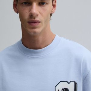 Camisetas de algodón para hombre, camisetas OEM ODM de algodón personalizadas de talla grande para hombre, camisetas con cuello redondo, hombros caídos, algodón de alta calidad - Product Image 3