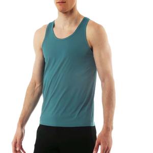 OEM transpirable verano nuevo diseño gimnasio camiseta sin mangas - Product Image 3